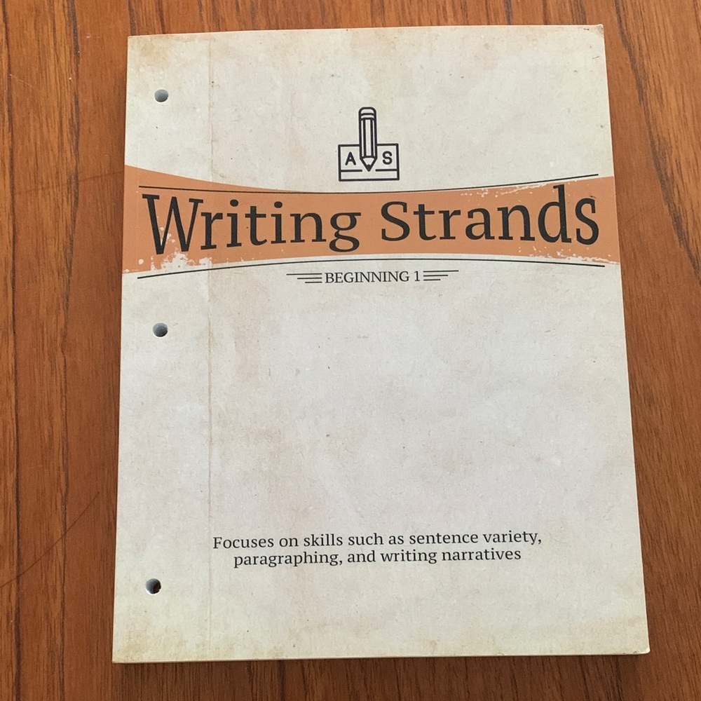 Writing Strands Beginning 1 & 2 Curriculum Set with Teaching Guide New - Picture 2 of 12